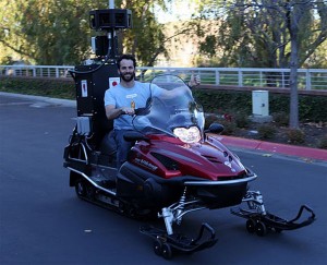 The Google Street View Snowmobile