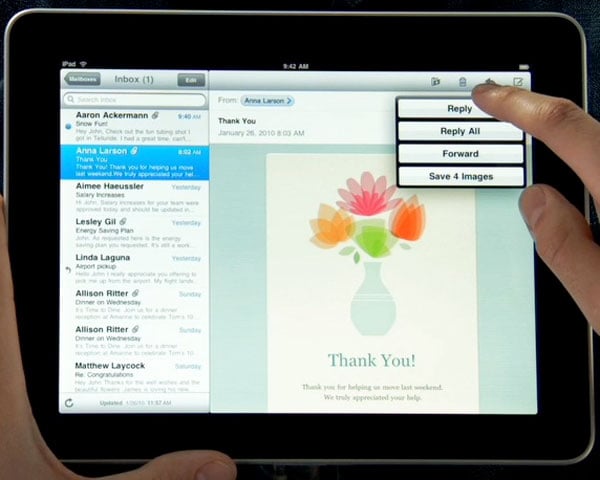 A Closer Look At Apple's iPad UI