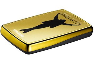 Samsung Michael Jackson 'This Is It' Gold Hard Drive