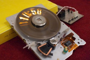 Strobeshnik Hard Drive Clock