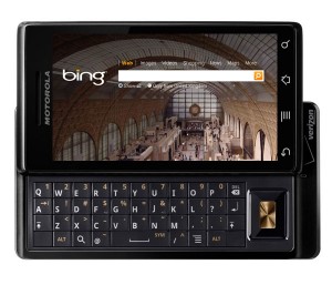 Motorola Android Phones To Feature Microsoft Bing and Maps?