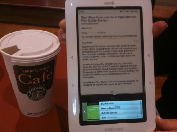 B&N Nook Update Adds Web Browser And More