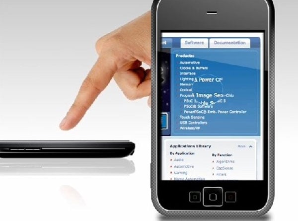 Cypress Touchscreens Track Finger Hover Movements