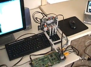 Lego Robot Plays Tetris