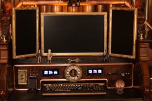 Steampunk Victorian Organ Command Desk