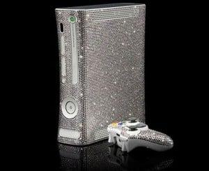 Xbox 360 Covered In Swarovski Crystals