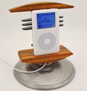 Custom Wood And Metal iPhone And iPod Dock