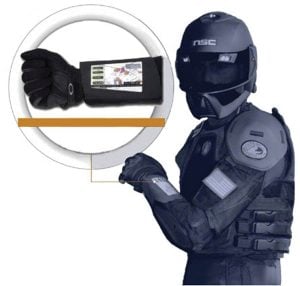 HP's Flexible, Solar Powered Wrist Display For Soldiers