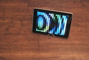 DIY 30 second ipad stand