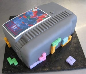 Nintendo Tetris Game Cartridge Cake