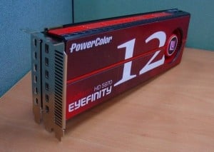 PowerColor Eyefinity12 HD 5970 Graphics Card Supports Twelve Monitors