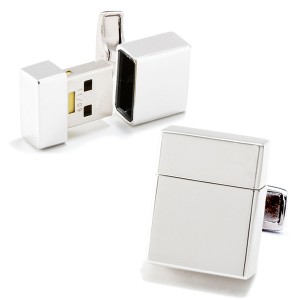 USB Flash Drive Cufflinks
