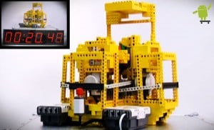 Android Powered Lego Robot Solves Rubiks Cube In 24 Seconds