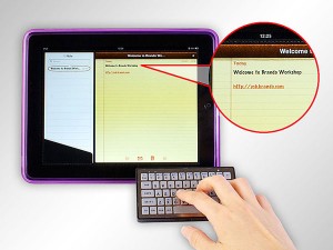Brando's Slim Bluetooth Keyboard Works On The iPad
