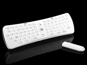 Wireless Keyboard Features 3D Motion Sensitive Mouse