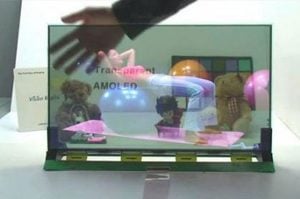 Samsung Shows Off 19 Inch Transparent Amoled Display