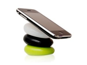 Your Pebbles Make A Fun Smartphone Stand