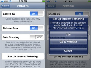 AT&T iPhone Tethering Pricing Announced