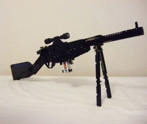 Lego Sniper Rifle Fires Bricks
