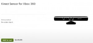Microsoft Kinect To Cost $150, Now Available To Pre-Order