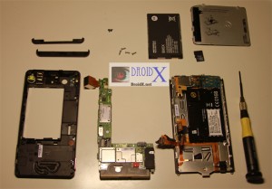 Motorola Droid X Gets Taken Apart