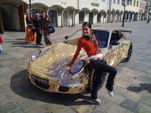 pedal-powered Porsche replica