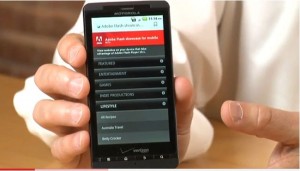 Adobe Demos Flash 10.1 On Droid X