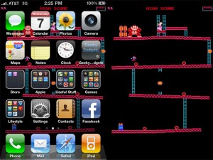 Donkey Kong iOS 4 iPhone 4 Wallpaper