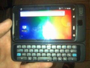 HTC Vision QWERTY Keyboard Android Smartphone Leaked