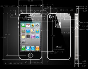 iPhone 4 CAD Drawings