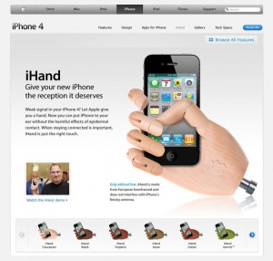 iHand Will Solve All Your iPhone 4 Reception Issues (Humor)