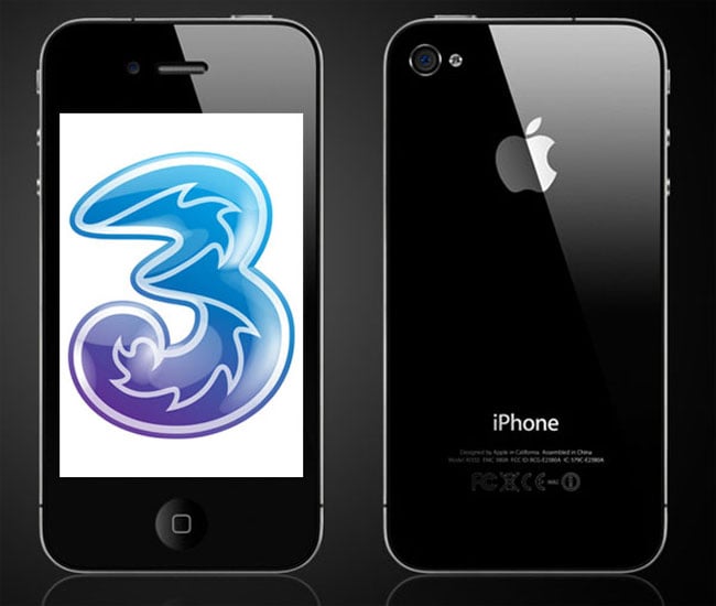 iPhone 4 UK Availble On Three From Friday 30th July 2010