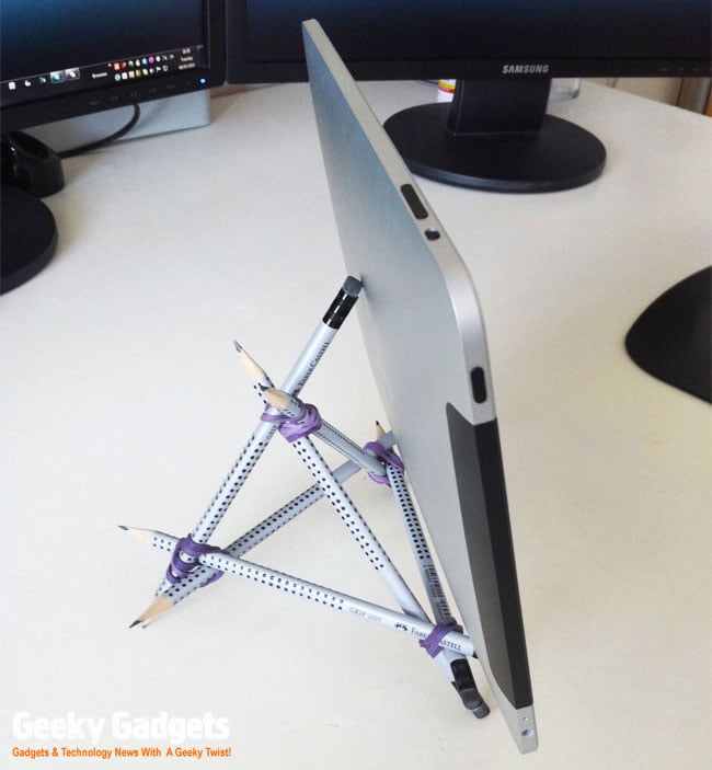 Pencil iPad Stand