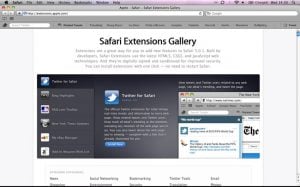 Apple Releases Safari 5.0.1 With Safari Extensions Gallery