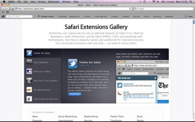 Apple Releases Safari 5.0.1 With Safari Extensions Gallery