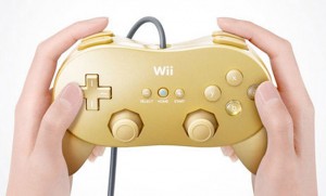 GoldenEye 007 Gold Wii Classic Controller Pro