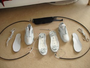 Nike Air Maxes and Wii Balance Board Mod