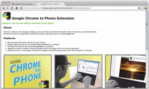 Chrome to Phone