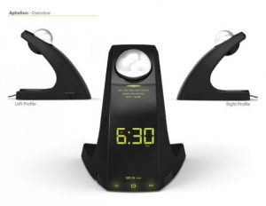 LED Alarm Clock Concept Throws A Ball To Make You Get Up