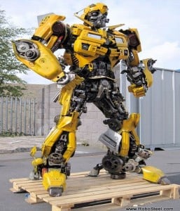 Recycled Bumblebee Made From A Camaro