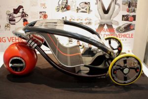 X-Frame electric folding car