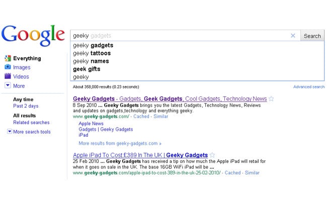 Google Announces Instant Search