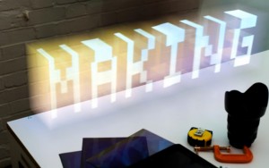 iPad Extruded Light 3D Holograms