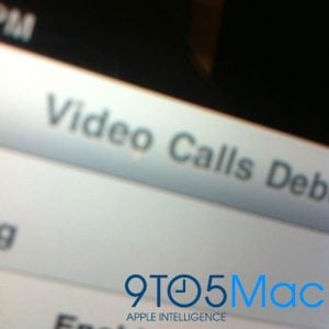 iPad Video Call Testing Shown On Debug Screen