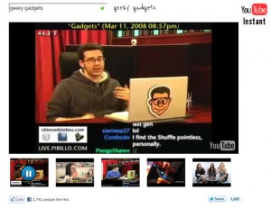 Google Instant For YouTube Created By Standford University Student