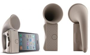 Bone Horn Stand iPhone Speaker