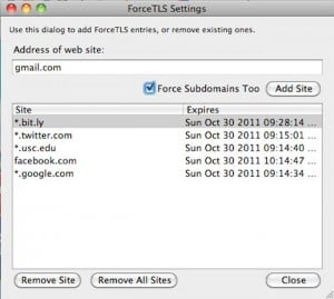 Force TLS