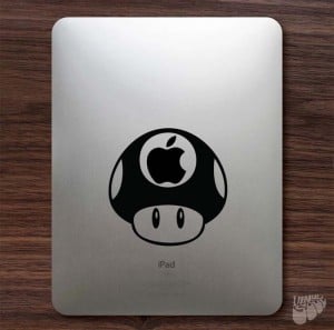 Mario Bros Mushroom iPad Decal