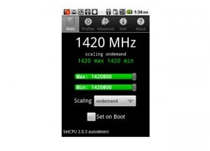 T-Mobile G2 Overclocked To 1.4GHz
