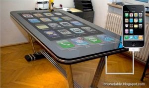 Table Connect Multitouch iPhone Desk